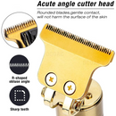 Máquina De Cortar Cabelo Para Barba Masculina Designer Aleatório Elétrico Profissional